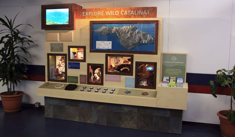 Image #2 of Catalina Island tourism kiosk mini-exhibit.