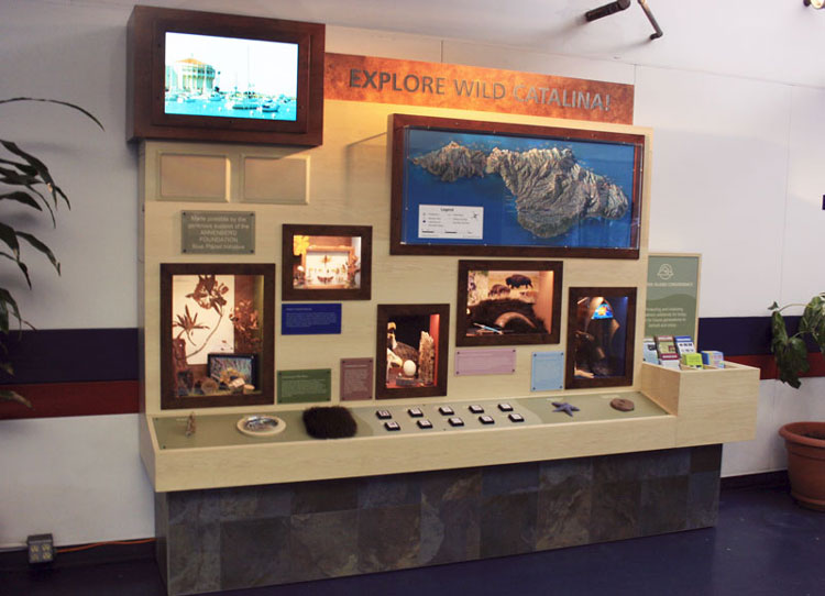 Image #4 of Catalina Island tourism kiosk mini-exhibit.